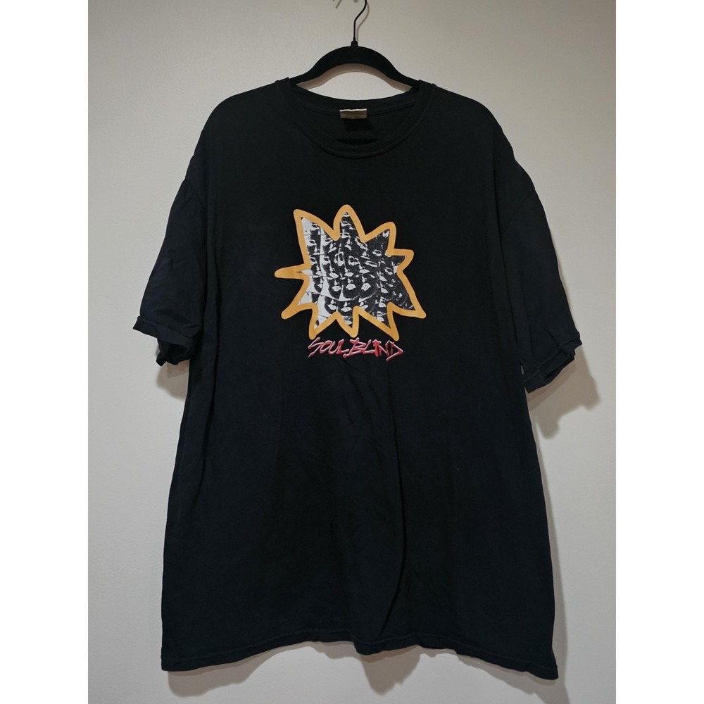 Soul Blind Third Chain Black Comfort Colors‎ Shirt 2XL Band Graphic Tee T-Shirt